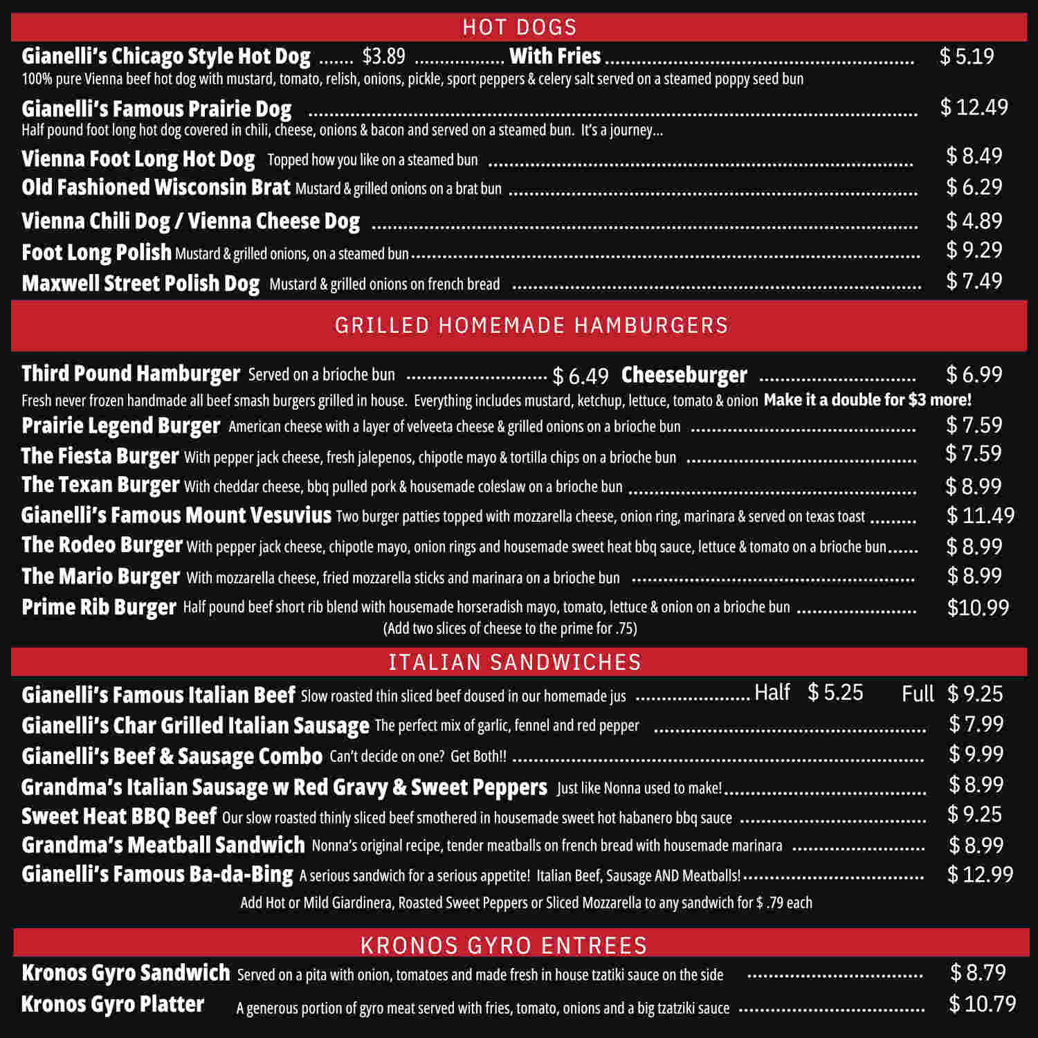 menu page 1